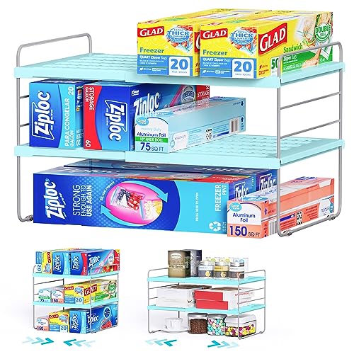 Expanadable Foil and Plastic Wrap Organizer